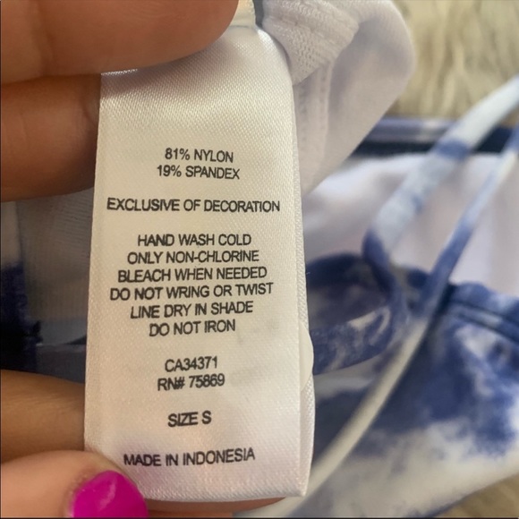 Altar’d State Tie Dye Fringe One Piece Swimsuit S - Picture 7 of 8